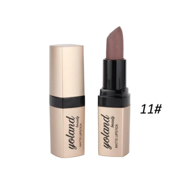 Yolande Beauty Matte Lipstick, Shade 11, 3.8g, with Vitamin E & Macadamia Oil