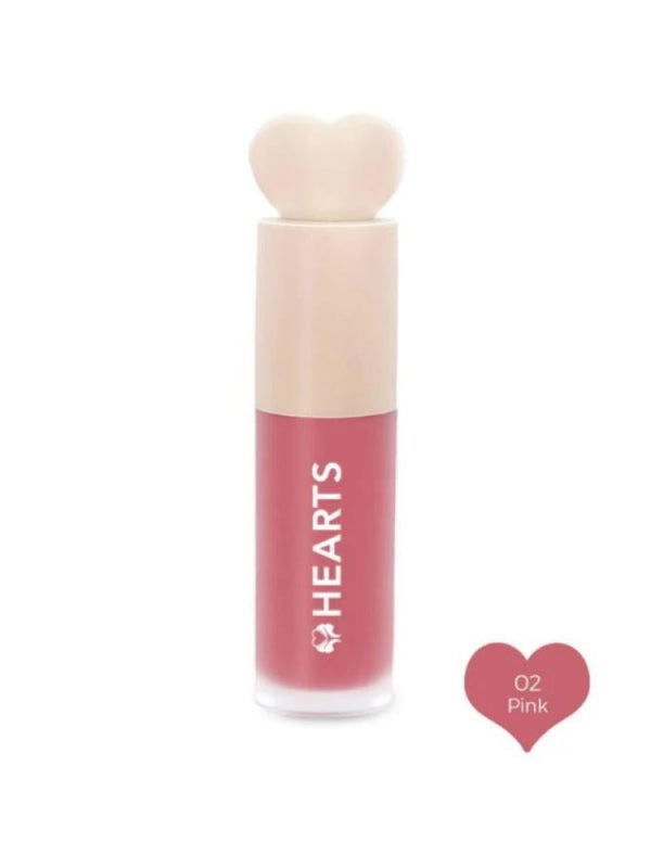 Pink Liquid Blush Natural Color Light Touch Hearts 02 Pink 15ml