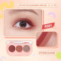 Pink Flash Eyeshadow Palette RD01 Trio Pigmented Powder