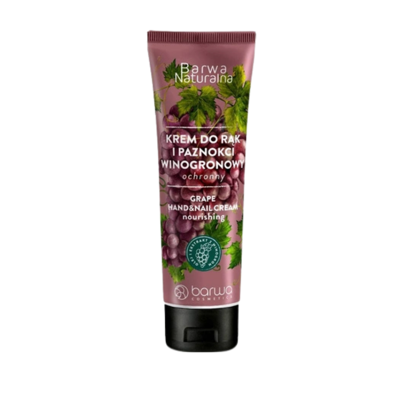 Barwa Naturalna Grape Hand and Nail Cream, Moisturizing, 100ml