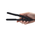 Jose Eber Mini Ceramic Hair Straightener, Matte Black, Compact Styling Tool