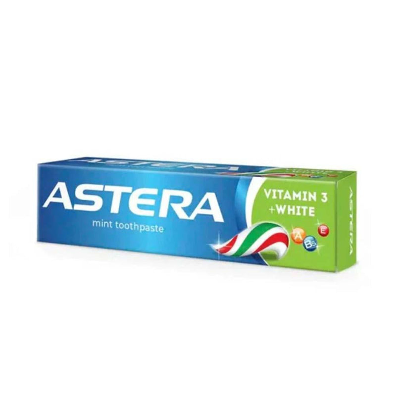 Best Whitening Toothpaste 2023 Vitamin 3+ Mint ASTERA 110g