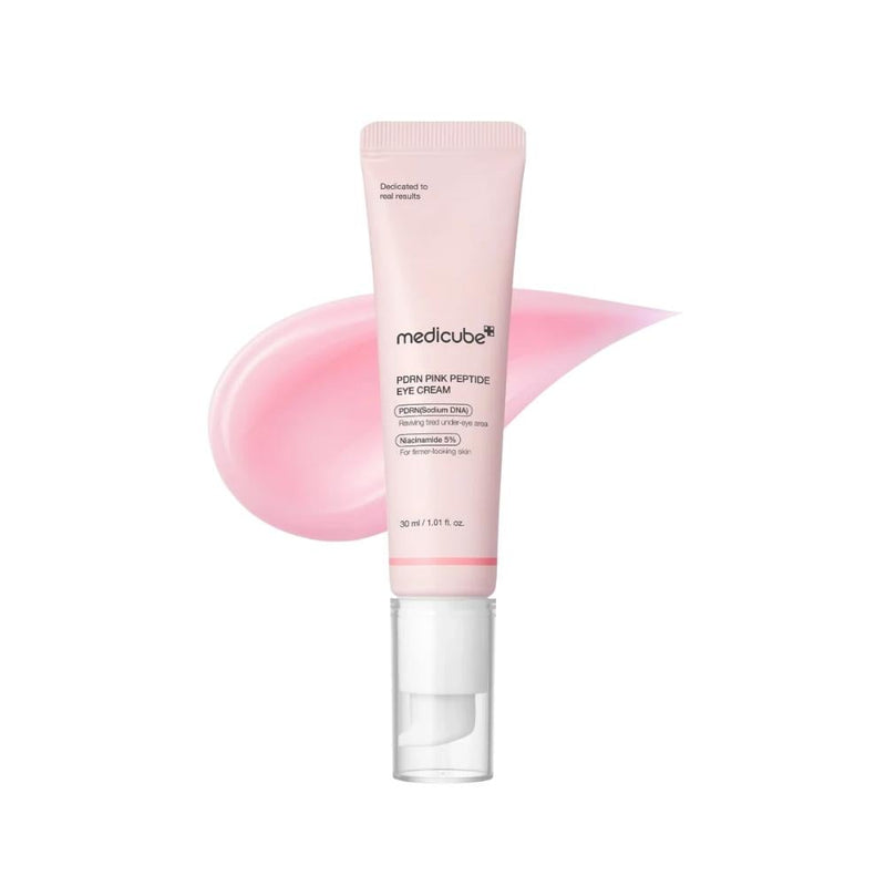 Medicube Pink Peptide Salmon Eye Cream with PDRN for Hydration & Tightening 30ml