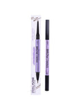 Waterproof Eyebrow Pencil Defining Fine Tip Dark Brown Real Beauty 0.4ml