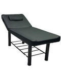 Salon System Massage Bed - Black Iron Base with Headrest