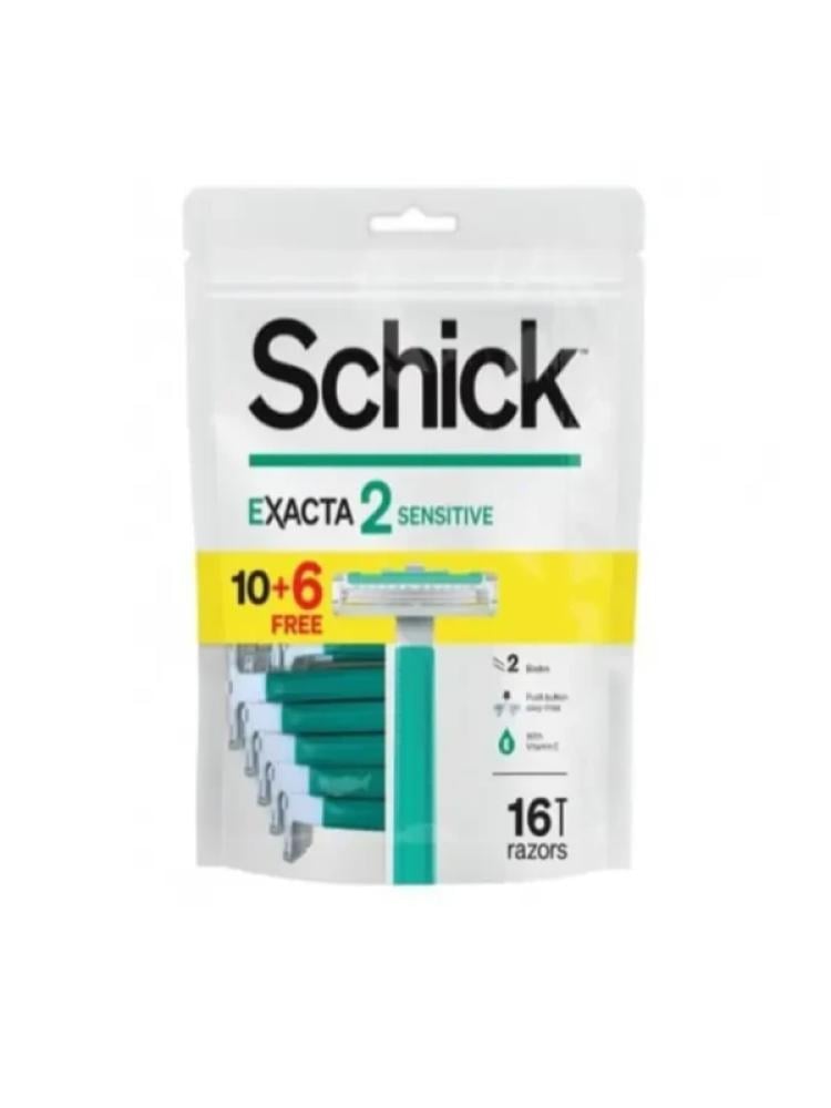 Best Disposable Razor for Sensitive Skin Schick Exacta 2 16 Pack