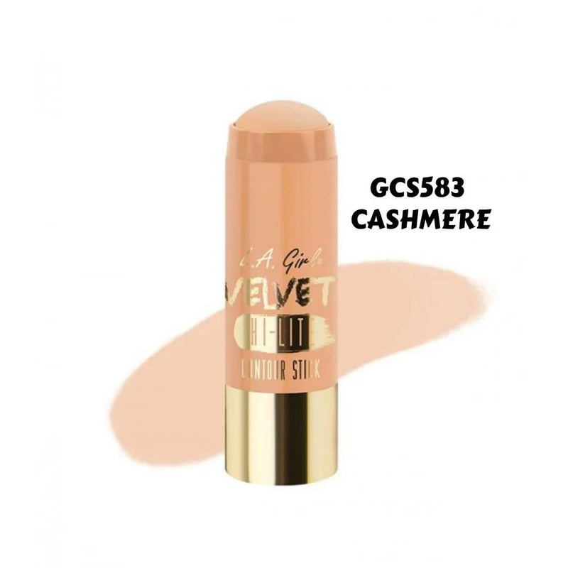 LA Girl Velvet Contour Highlighter Stick Cashmere GCS583 5.8g