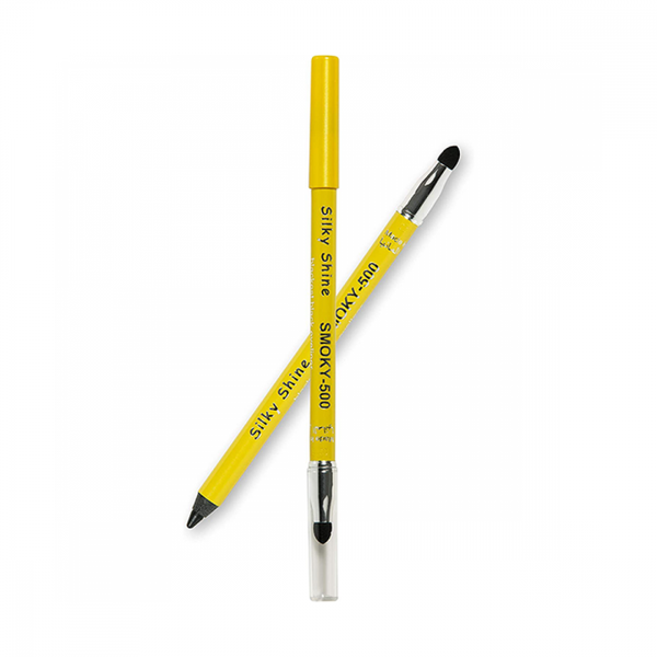 Silky Shine Waterproof Eyeliner Pencil, Smoky Black 500, 12g