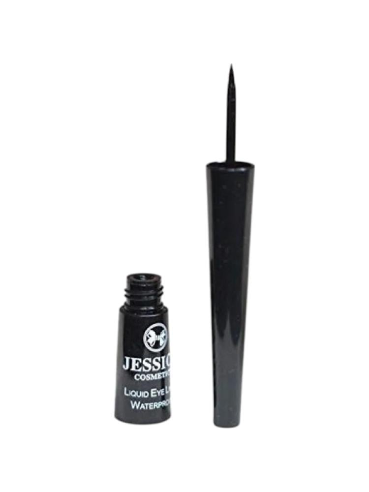 Black Liquid Eyeliner Waterproof Ultra Black Precision Jessica 1.2ml
