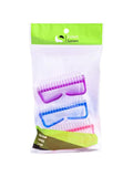 Nail Cleaning Brushes 3-Piece Assorted Colors Salon System
