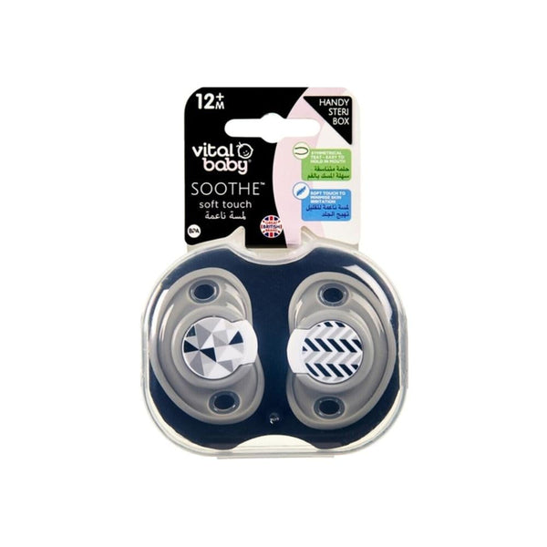 Vital Baby Soft Touch Pacifier 6 Months+ 2 Pack