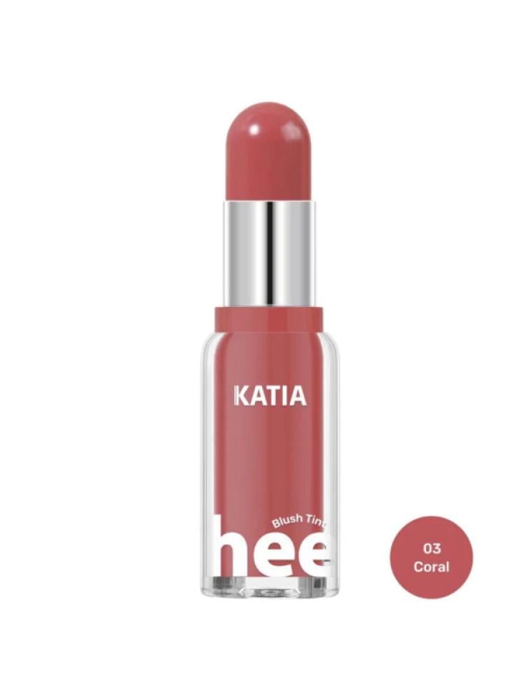 Best Cream Blush Stick Coral Radiant Glow Katia 8g