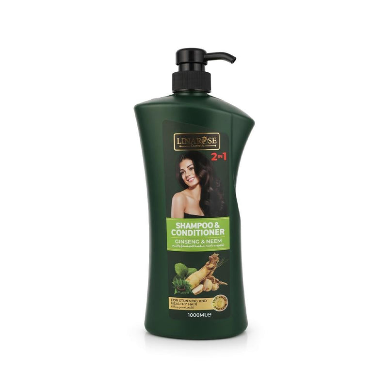 Shampoo and Conditioner Ginseng Neem Nourishing Lina Rose 1000ml