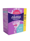 Always Regular Scented Sanitary Pads - 60 Count