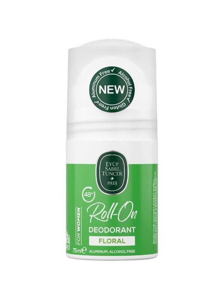 Floral Roll On Deodorant for Women Aluminum Free Eyüp Sabri Tuncer 75ml