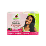 ab Naturals Hair Straightening Kit with Olive Oil for Kids Gentle & Safe Use