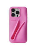 Silicone Phone Case Lip Balm Holder Protective Cover Rhode iPhone 16 Pro Max