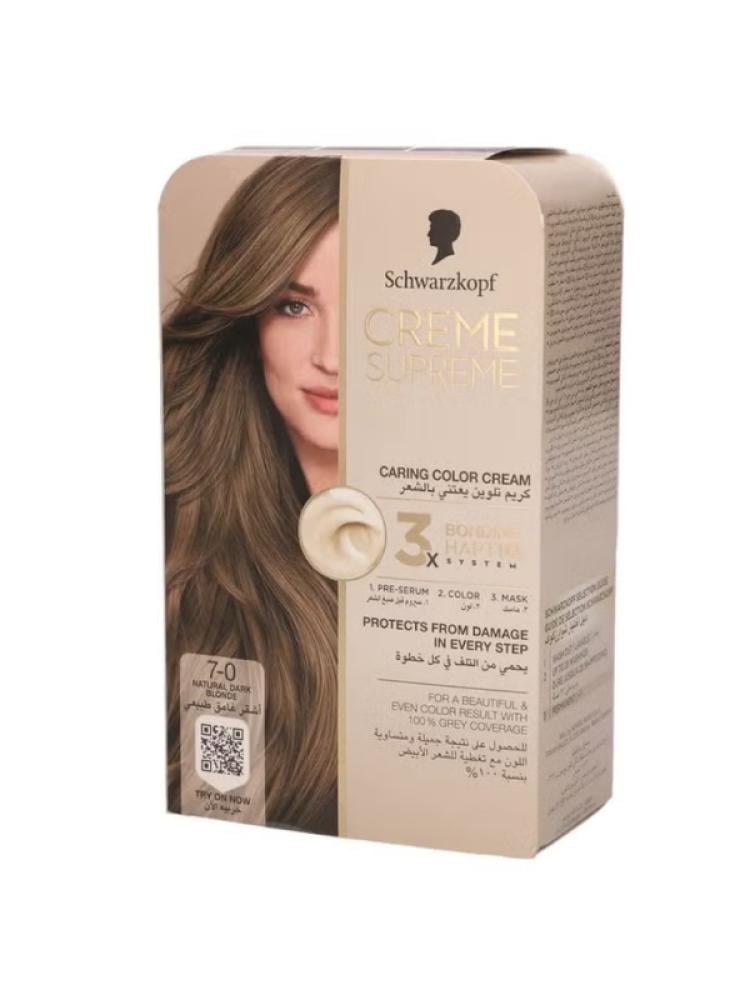 Schwarzkopf Keratin Color Cream Supreme 7-0 Dark Blonde Hair Dye