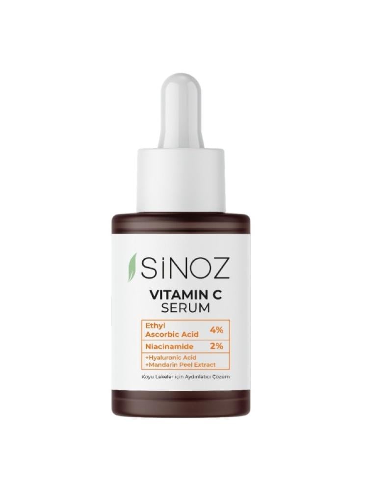 Vitamin C Serum for Face Brightening Dark Spots Ethyl Ascorbic Acid Sinoz 30ml
