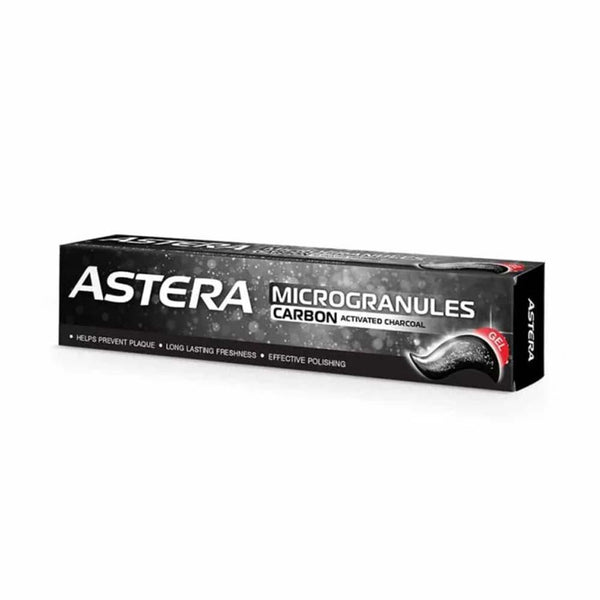 Charcoal Toothpaste Gel Activated Charcoal Stain Removal ASTERA 75ml