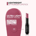 Flormar Light Wigget Lip Powder Lipstick, Matte Finish, 008 Lucky Me