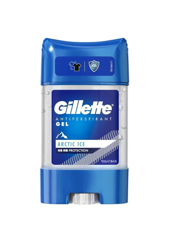 Gillette Arctic Ice Clear Gel Antiperspirant Deodorant for Men - 70ml