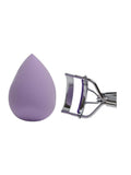 Eyelash Curler and Makeup Sponge Set Lifting Curling Beauty System Random Color