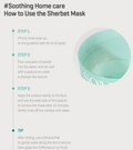 Soothing Face Mask with PDRN and Spirulina by Some By Mi 10 x 1g