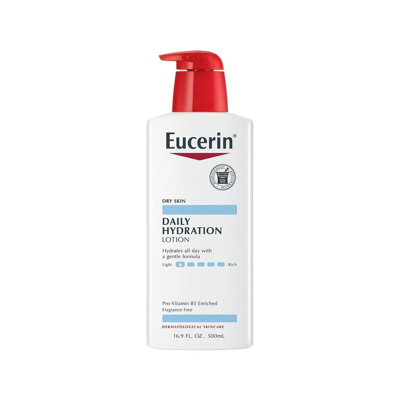 Eucerin Daily Moisturizing Lotion, Pro-Vitamin B5, Sunflower Oil, 500ml