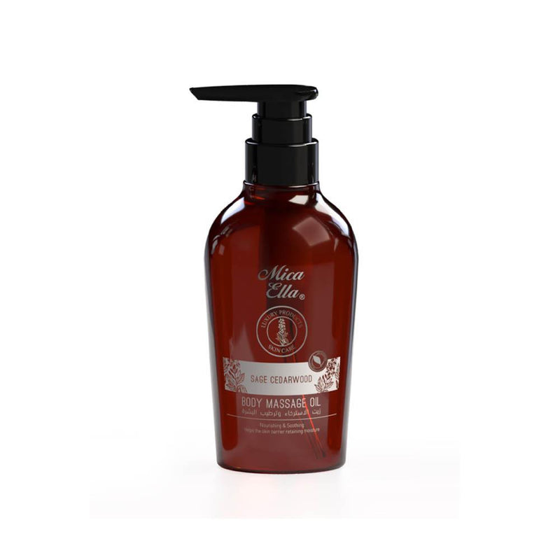 Best Body Oil for Dry Skin Relaxing Sage Cedarwood Mica Ella 150ml