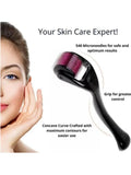 Titanium Derma Roller 540 Needles 0.25mm Microneedling Tool for Face & Scalp