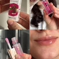 Neverti Moisturizing Lip Oil with Grape Seed Oil & Vitamin E, 001 Raspberry