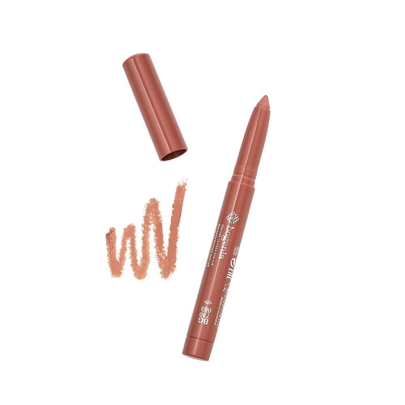 Bogenia Lipstick Pencil Brown Melon 03 Waterproof Velvety Finish