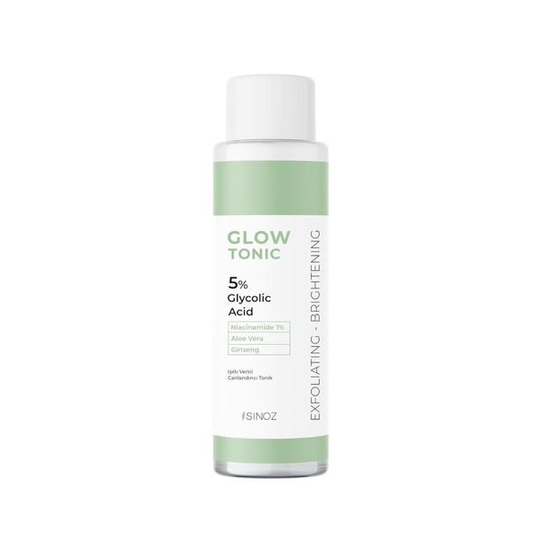 Sinoz Glow Tonic 5% Glycolic Acid Exfoliating Facial Toner 200ml