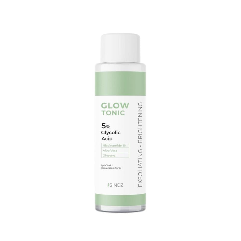 Sinoz Glow Tonic 5% Glycolic Acid Exfoliating Facial Toner 200ml