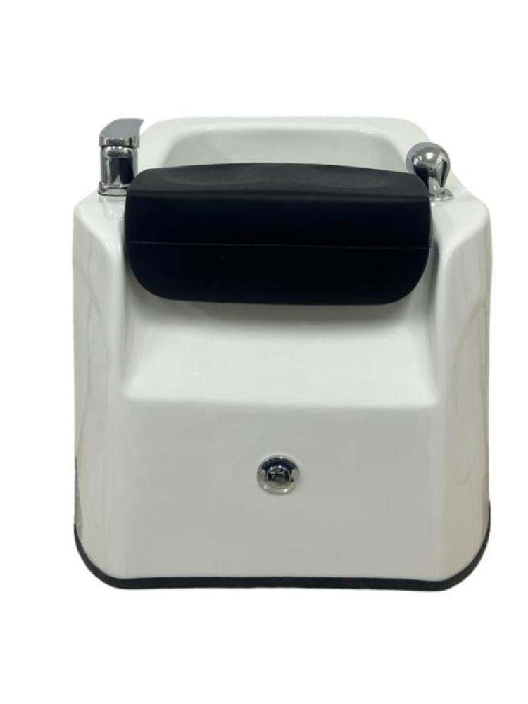 Salon System Jacuzzi Pedicure Basin - Black Footrest