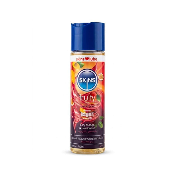 Water-Based Lubricant Mango & Passion Fruit Flavoured Skins 130ml