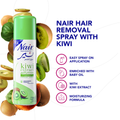 Nair Kiwi Hair Removal Spray Moisturizing Formula 200ml