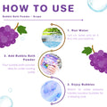 Saboo Grape Scented Bath Bubble Powder - 100g