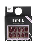 Best Artificial Nails Self-Adhesive Natural Look Small Nails Lucca N3 Brown 24pcs