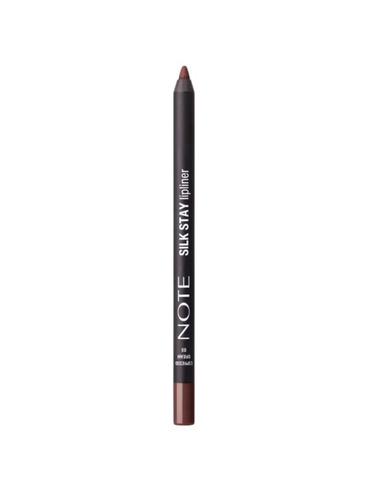 Best Waterproof Lip Liner Pencil Long Lasting NOTE Silk Stay Espresso Dream 09 1.2g