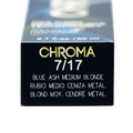 Feria Hair Color Ash Blonde 7/17 Cool Tone Lakme Chroma 60ml