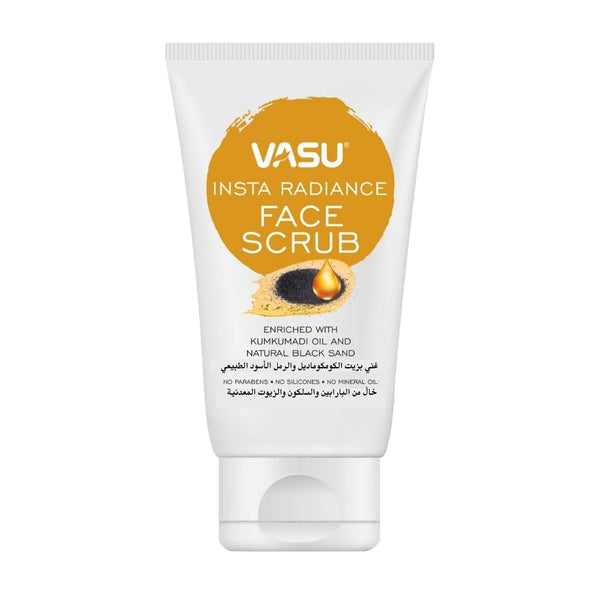 Vasu Instant Radiance Facial Scrub, Exfoliating, 150ml