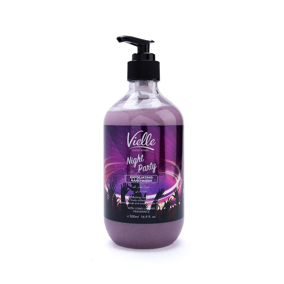 Vielle Night Party Exfoliating Hand Wash Refreshing Scent Hand & Body 500ml