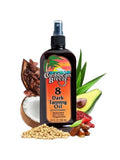 Dark Tanning Oil with SPF 8 Moisturizing Caribbean Breeze 250ml