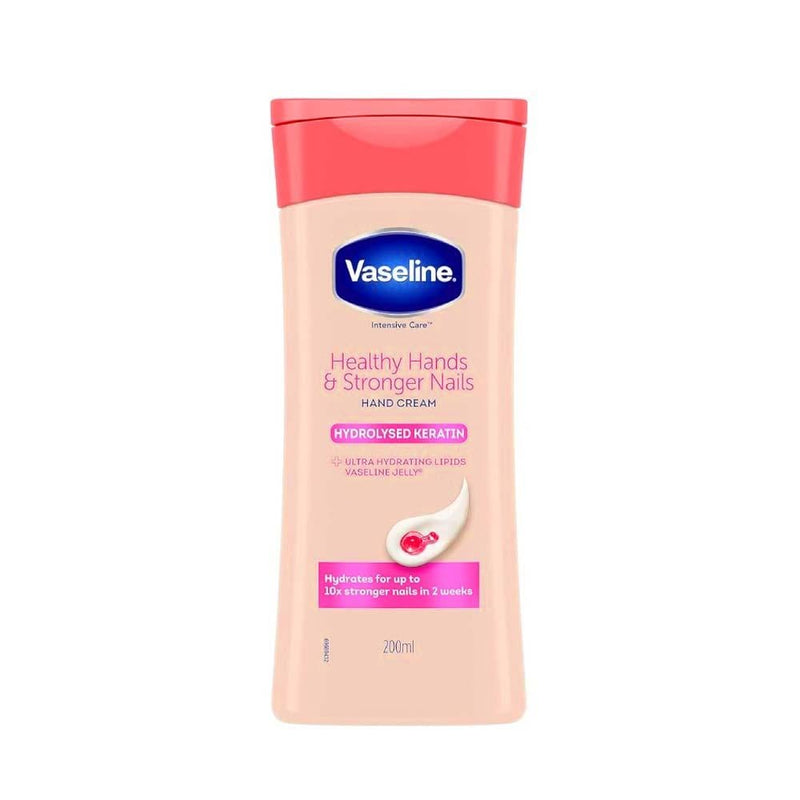 Hand and Nail Cream Intensive Care Keratin Moisturising Vaseline 200ml
