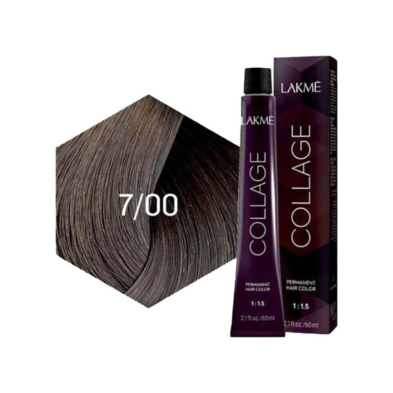 Blonde Hair Dye Medium Blonde 7/00 Gray Coverage Lakme 100ml