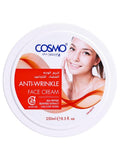 Face and Body Moisturiser with Peptides and Vitamin A by Cosmo, 250ml