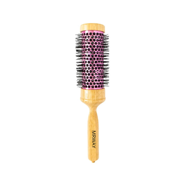 Mrway Wooden Heat Resistant Thermal Hair Dryer Brush for Short Hair 19g