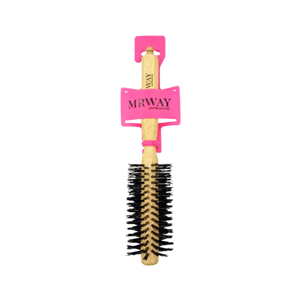 Marawi Small Wooden Thermal Hair Styling Brush with Heated Teeth